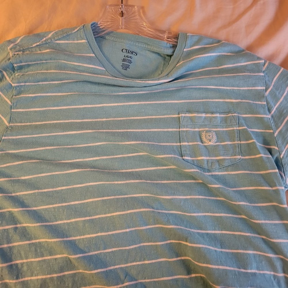 Chaps Ralph Lauren S/S Striped Tee (L)